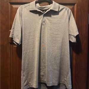 lululemon athletica Heather Grey Performance Polo
